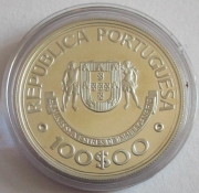 Portugal 100 Escudos 1989 Discoveries Canary Islands...