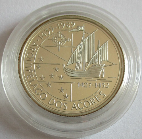Portugal 100 Escudos 1989 Entdeckungen Azoren PP