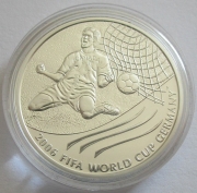 Canada 5 Dollars 2003 Football World Cup in Germany 1 Oz Silver