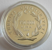 Türkei 750000 Lira 1996 Europa Bosporus