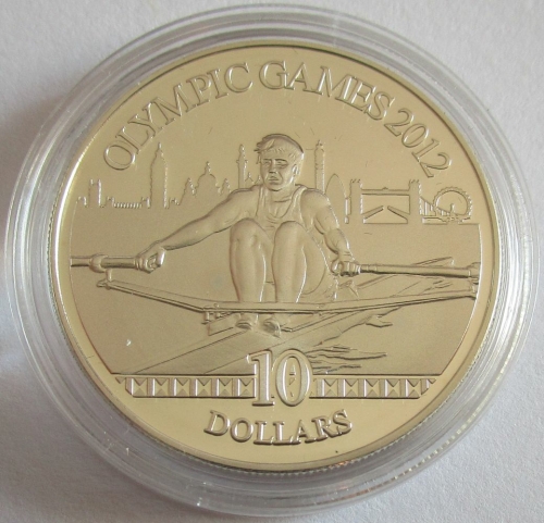 Fiji 10 Dollars 2011 Olympia London Rudern