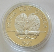 Papua-Neuguinea 5 Kina 1997 Olympia Sydney Segeln