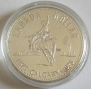 Kanada 1 Dollar 1975 100 Jahre Calgary