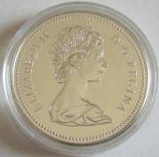 Canada 1 Dollar 1975 100 Years Calgary Silver