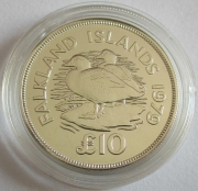 Falkland Islands 10 Pounds 1979 15 Years WWF Falkland...