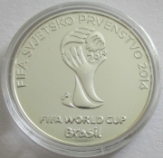 Croatia 150 Kuna 2013 Football World Cup in Brazil Silver