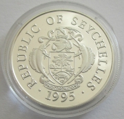 Seychelles 25 Rupees 1995 Olympics Atlanta Cycling Silver