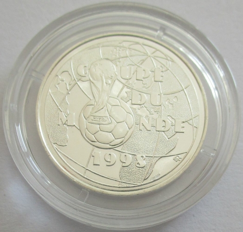 Frankreich 1 Franc 1997 Fußball-WM Globus