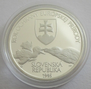 Slovakia 200 Korun 1995 Nature Conservation Year Silver Proof