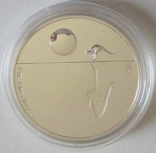 Australien 1 Dollar 2009 Kangaroo at Sunset F12 Privy BU (lose)