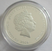 Tuvalu 50 Cents 2018 Puppies Pudel