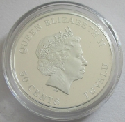 Tuvalu 50 Cents 2019 Lunar Baby Schwein
