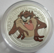 Tuvalu 50 Cents 2018 Looney Tunes Tasmanian Devil