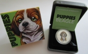 Tuvalu 50 Cents 2018 Puppies Beagle