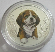 Tuvalu 50 Cents 2018 Puppies Beagle