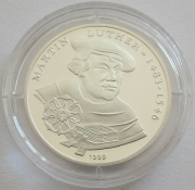 Togo 1000 Francs 1999 Martin Luther Silver