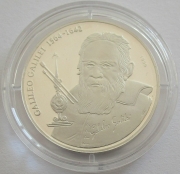 Chad 1000 Francs 1999 Galileo Galilei Silver