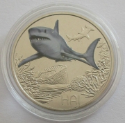 Austria 3 Euro 2018 Wildlife Great White Shark