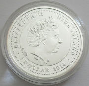 Niue 1 Dollar 2014 Mans Best Friends Katzen Britisch Kurzhaar