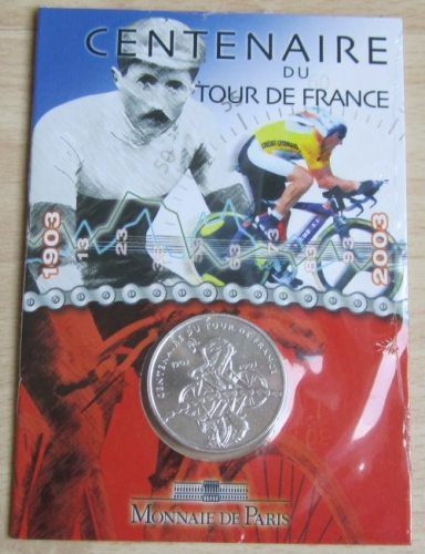 Frankreich 0,25 Euro 2003 100 Jahre Tour de France