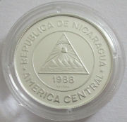Nicaragua 2000 Cordobas 1988 Football World Cup in Mexico...