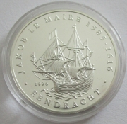 Samoa 10 Tala 1996 Ships Eendracht Silver