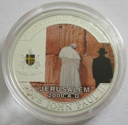 Palau 1 Dollar 2010 Pope John Paul II in Jerusalem