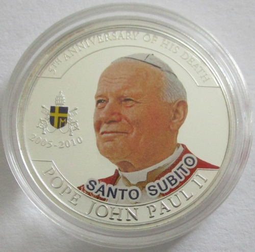 Palau 1 Dollar 2010 Pope John Paul II Santo Subito