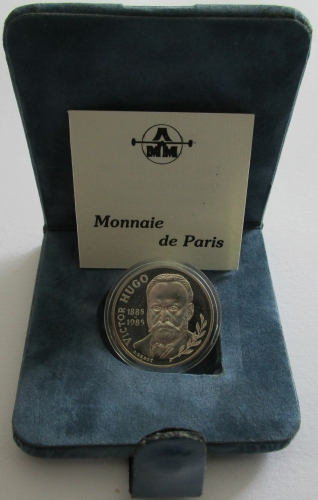 France 10 Francs 1985 Victor Hugo Silver Proof