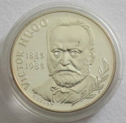 Frankreich 10 Francs 1985 Victor Hugo PP