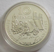 France 10 Francs 1985 Victor Hugo Silver Proof