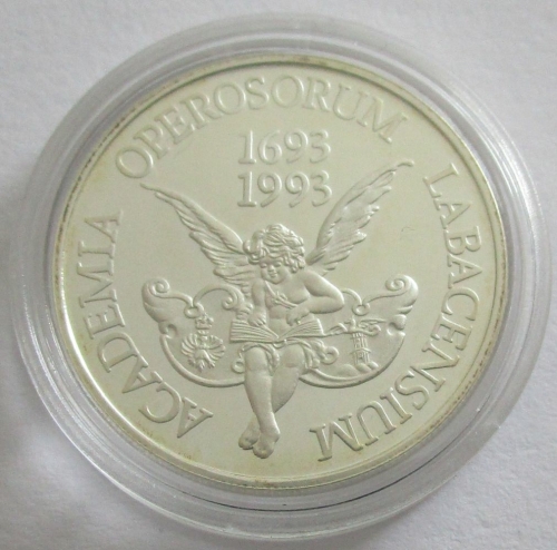 Slovenia 500 Tolarjev 1993 300 Years Academia Operosorum Labacensium Silver