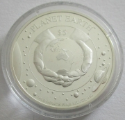 Solomon Islands 5 Dollars 2018 Planet Earth 1 Oz Silver