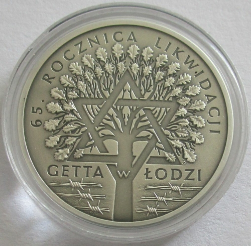 Polen 20 Zlotych 2009 65 Jahre Ghetto Lodz