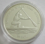 Latvia 10 Latu 1994 Olympics Atlanta Canoeing Silver