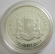 Somalia 150 Shillings 2000 Millennium Silver
