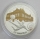 Bhutan 300 Ngultrum 2013 Football World Cup in Brazil Porto Alegre Silver