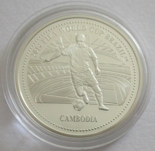 Kambodscha 3000 Riels 2013 Fußball-WM in Brasilien