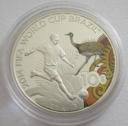 Salomonen 10 Dollars 2012 Fußball-WM in Brasilien...