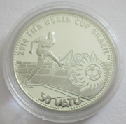 Vanuatu 50 Vatu 2014 Football World Cup in Brazil Shot...