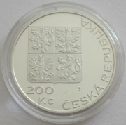 Czech Republic 200 Korun 1995 50 Years United Nations...