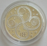 France 1.50 Euro 2003 Europa 1 Year Monetary Union Silver