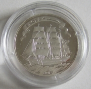 Somalia 5000 Shillings 1998 Ships Eagle Silver