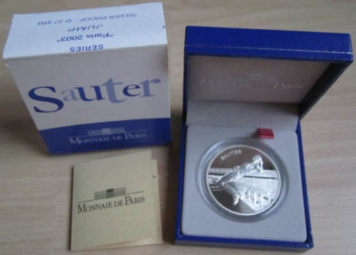 France 1.50 Euro 2003 Athletics World Championships in Paris Jump Silver