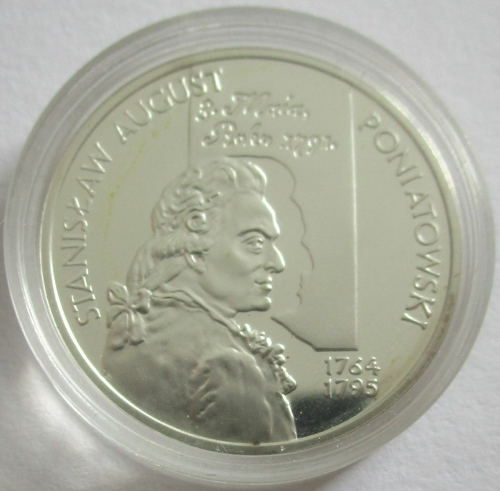 Polen 10 Zlotych 2005 Stanislaw August Poniatowski Kopfbild