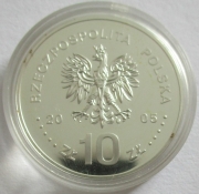 Poland 10 Zlotych 2005 Stanislaw August Poniatowski Head...