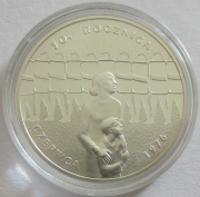 Poland 10 Zlotych 2006 30 Years June 76 Silver