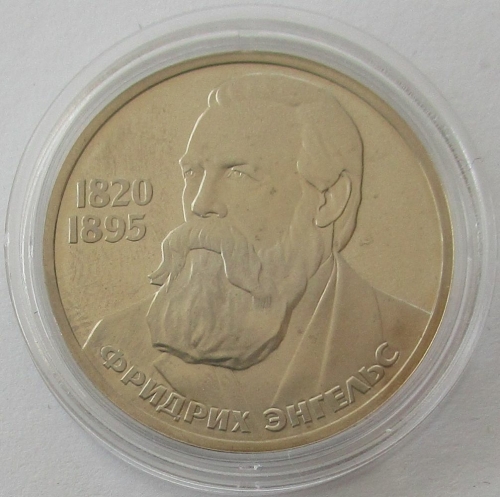 Soviet Union 1 Rouble 1985 Friedrich Engels Proof