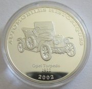 DR Kongo 10 Francs 2002 Automobile Opel Torpedo