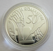 Belgium 10 Euro 2007 Eurostar 50 Years Treaty of Rome Silver